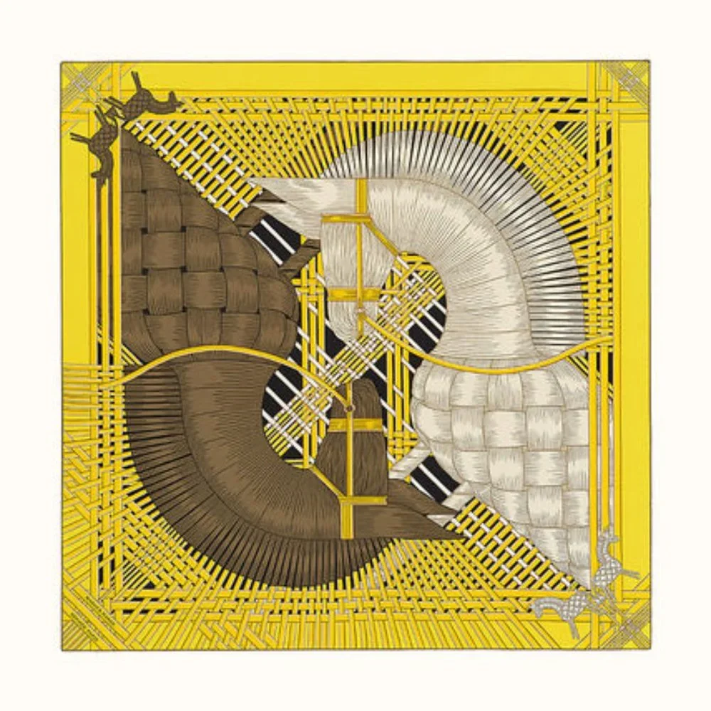 🐴 NEW authentic Hermes Masan & Masan Scarf 90 Giftable Package